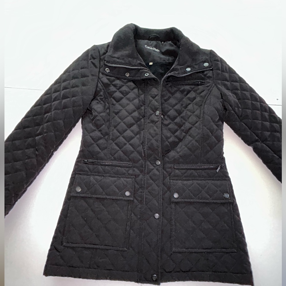 Calvin Klein Women's Black Utility Jacket
